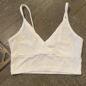 White crop top